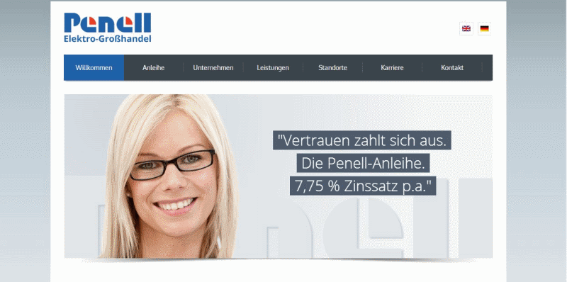 Vertreibt Anleihe über Crowdinvesting-Plattform: Elektro-Großhändler Penell GmbH.