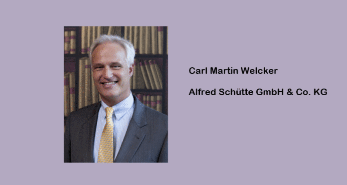 Carl Martin Welcker/Alfred Schütte GmbH & Co. KG Mehraufwand durch doppelte Standards: Carl Martin Welcker, Geschäftsführender Gesellschafter bei Alfred H. Schütte.