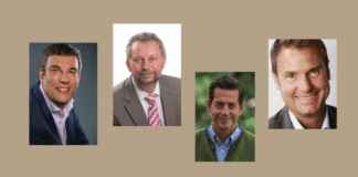 Reden über ihre Geldanlage: Timo Burger, Hermann Weiffenbach, Klaus Hammelbacher und Wolfgang Schmidt-Gorbach (v.l.).