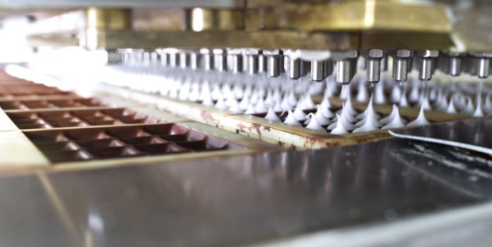 Produktion von Ritter Sport Schokolade: Das Umsatzwachstum bis 2025 soll vor allem aus dem Ausland kommen.