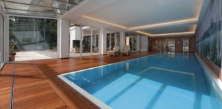 Kühnej Pool & Wellness baut großzügig: Ene Schwimmhalle kann zum Zentrum des Hauses werden. © Kühne Pool & Wellness AG