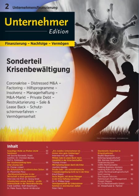 SONDERTEIL - Krisenbewältigung
