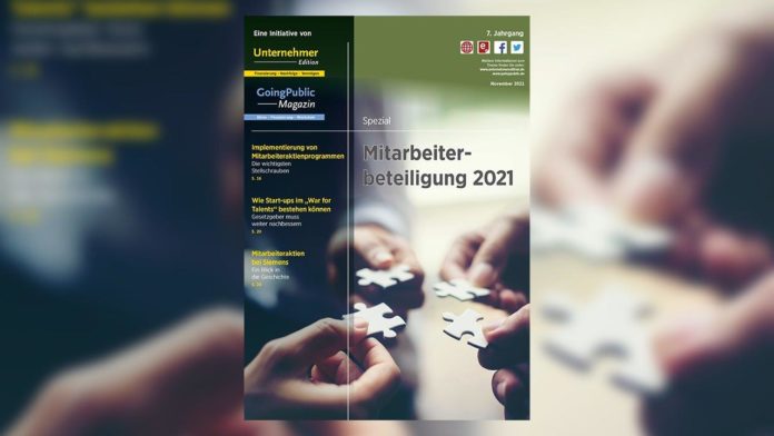 Special Mitarbeiterbeteiligung 2021 Unternehmeredition GoingPublic