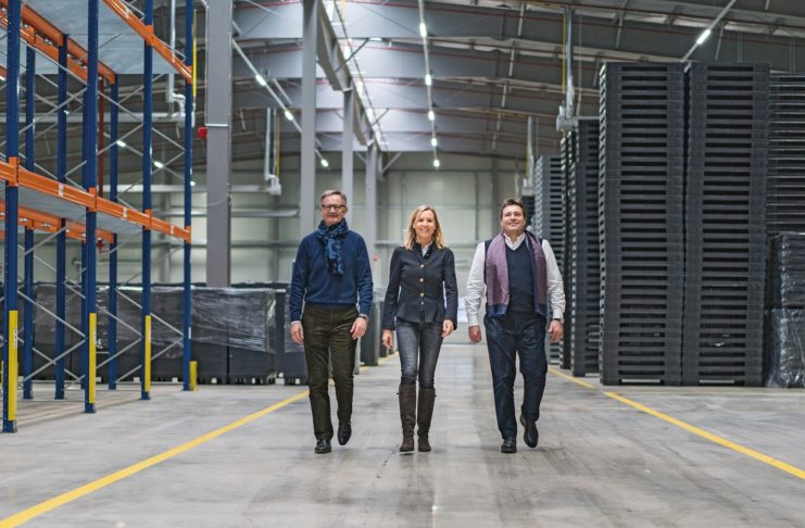 KTP-Geschäftsführung: Martin Hentschel, Christel und Andreas Wintrich am Unternehmenssitz