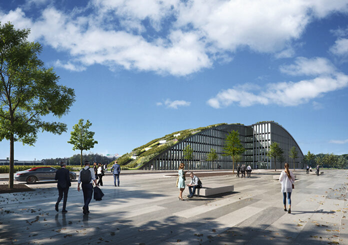 Innovationsbogen Augsburg, Bild: Hadi Teherani Architects – Panoptikon