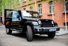 Versuchsfahrzeug von Unio, Foto: Unio