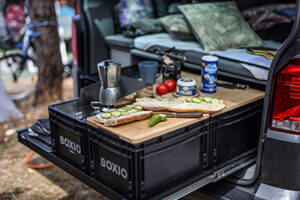 Die Duschkraft GmbH mit Sitz in Rostock entwickelt modulare und nachhaltige Campingprodukte im Eurobox (c)JoernPollex