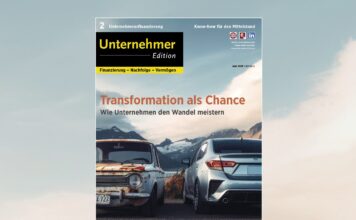 Die zweite Ausgabe der Unternehmeredition 2/2024 mit Schwerpunkt "Unternehmensfinanzierung" ist erschienen.