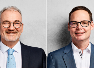 (v.l.) Joachim Zobel, Alexander von Saenger. Foto: Schultze&Braun