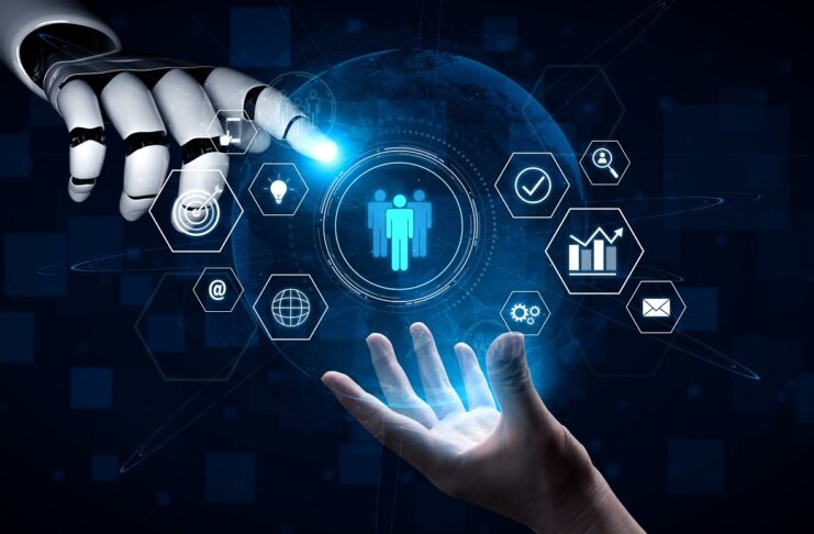 Übernimmt Künstliche Intelligenz die Führung? Der Beitrag zeigt auf, wie Leader Organisationen und Teams in eine KI-gestützte Zukunft führen.