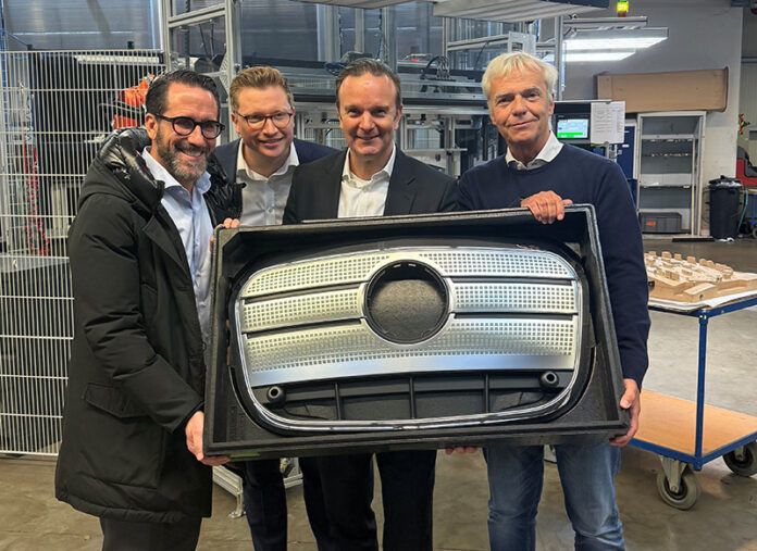 v.l. Dr. Jan-Philipp Hoos, White & Case LLP (Insolvenzverwalter), Hermann Reitze, HFO, Dr. Gerd Sievers, HFO und Christoph Huberty, CFO Gerhardi