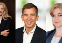 Strategischer Ausbau der Führungsebene bei Spencer Stuart v.l.: Andrea Mohnsam, Ckaus Fischer, Daniela Chikova