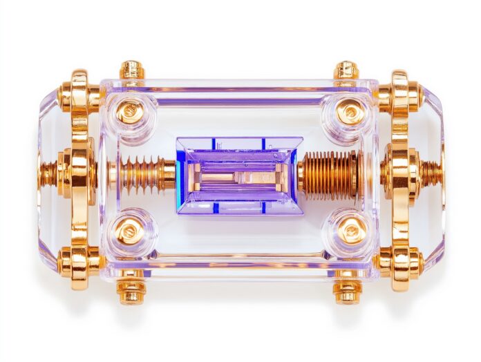 Draufsicht eines elektromechanischen Relais mit transparentem Gehäuse für die technische Konstruktion Die Thora Elektronik GmbH, ein etablierter Anbieter von elektronischen Komponenten, hat ihre Nachfolge erfolgreich geregelt.