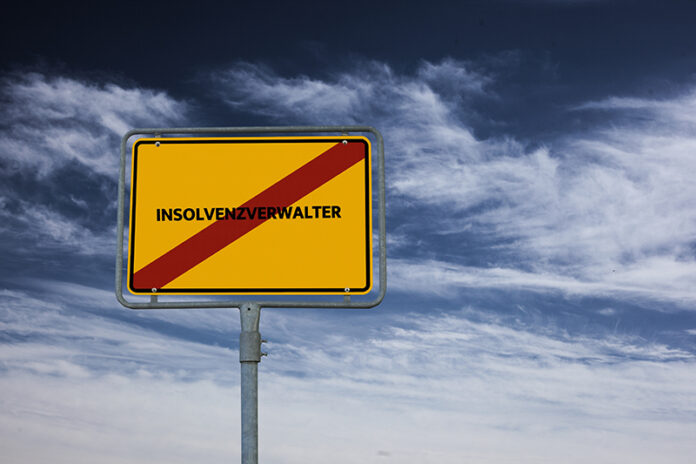 INSOLVENZVERWALTER - Bilder mit Wörtern aus dem Bereich Insolvenz, Wort, Bild, Illustration Insolvenz, Wirtschaftskrise